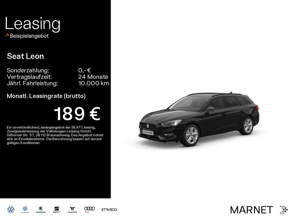 Seat Leon Sportstourer 1.5 eTSI FR DSG* Navi*Keyless*