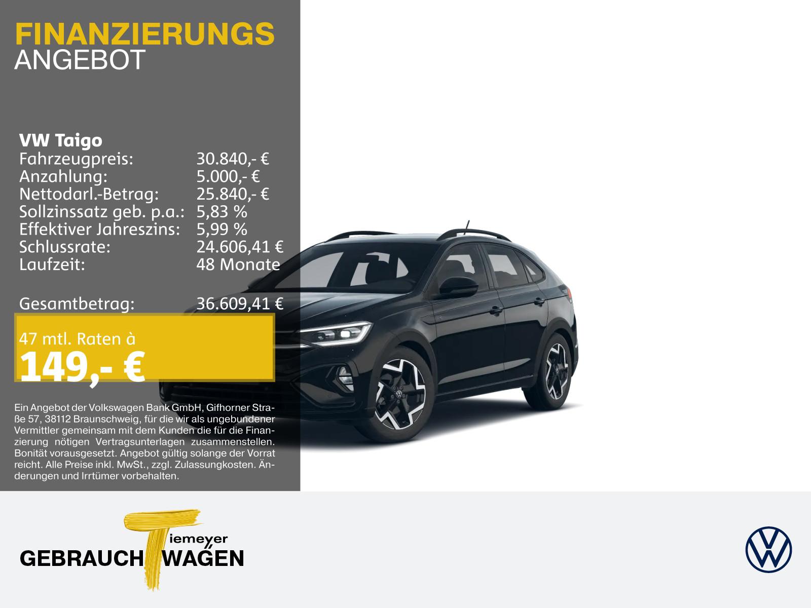 Volkswagen Taigo 1.5 TSI DSG R-LINE REAR VIEW NAVI SITZHZ A