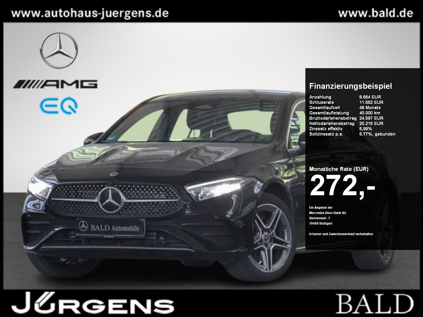 Mercedes-Benz A 250 e Limo AMG-Sport/AHK/Ambiente/Cam/LED/Totw
