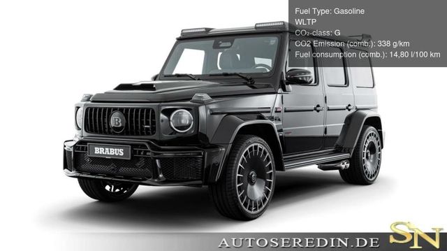 Mercedes-Benz G 63 AMG BRABUS B800 FACELIFT BLACK/RED A22+CARB