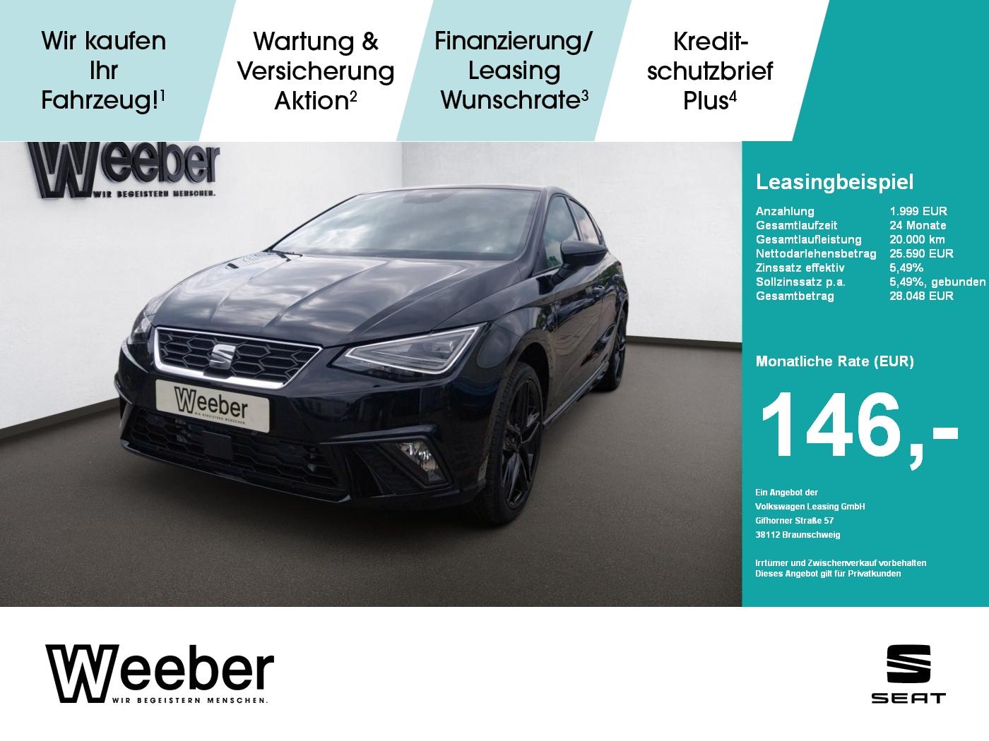 Seat SEAT Ibiza FR Black Edition 1.0 TSI 7-Gang-DSG W