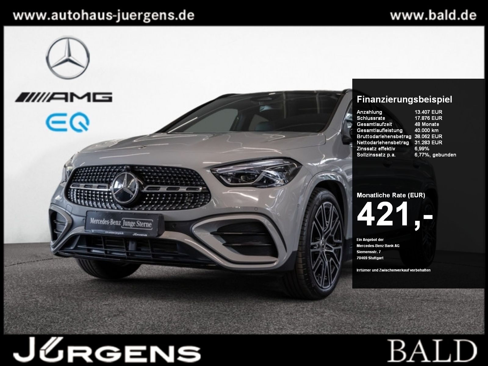 Mercedes-Benz GLA 250 4M AMG-Sport MLB Pano AHK Night Distr 20