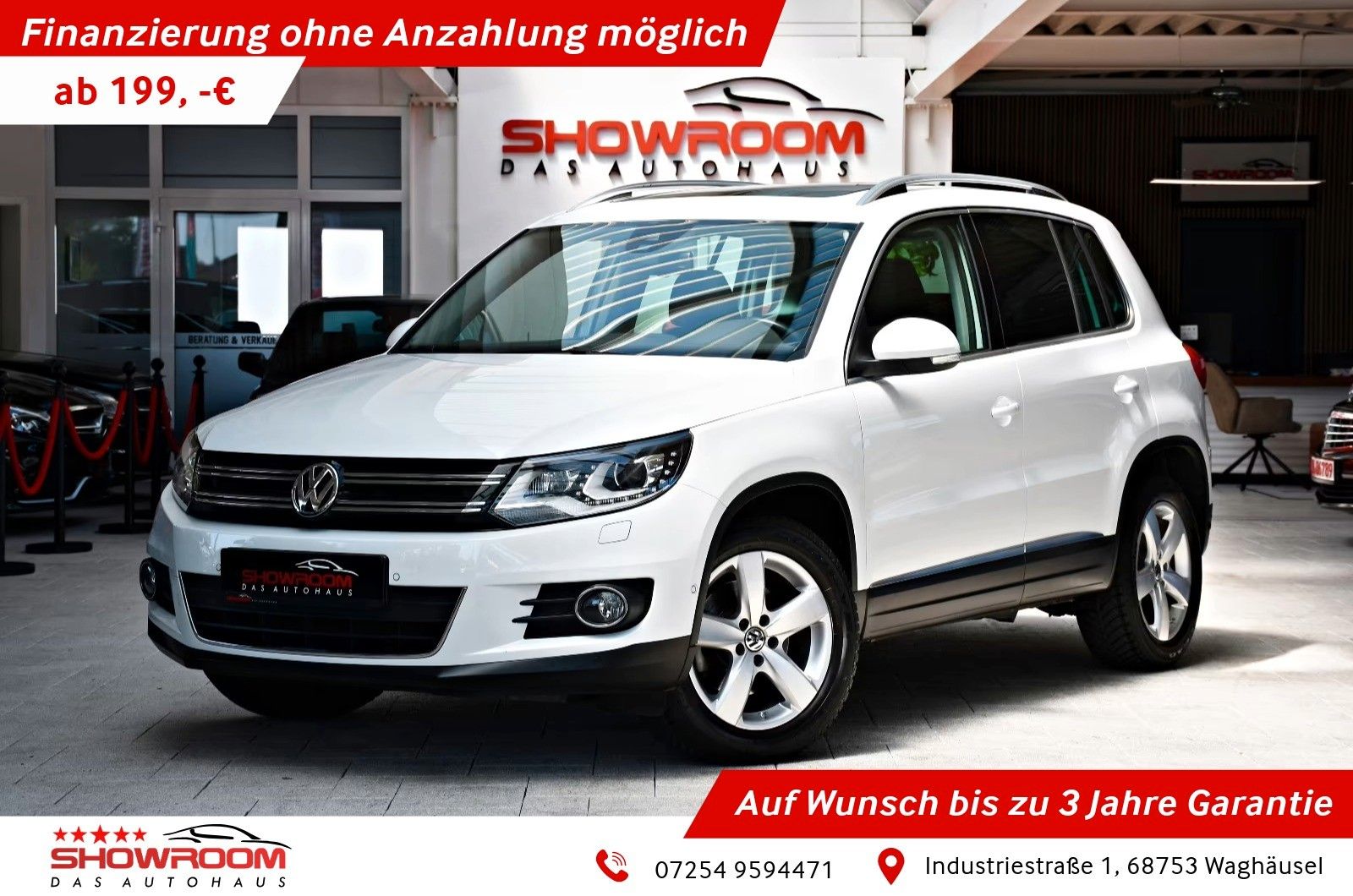 VW Tiguan Sport &amp; Style BMT Highline+ 1.Hand Pano
