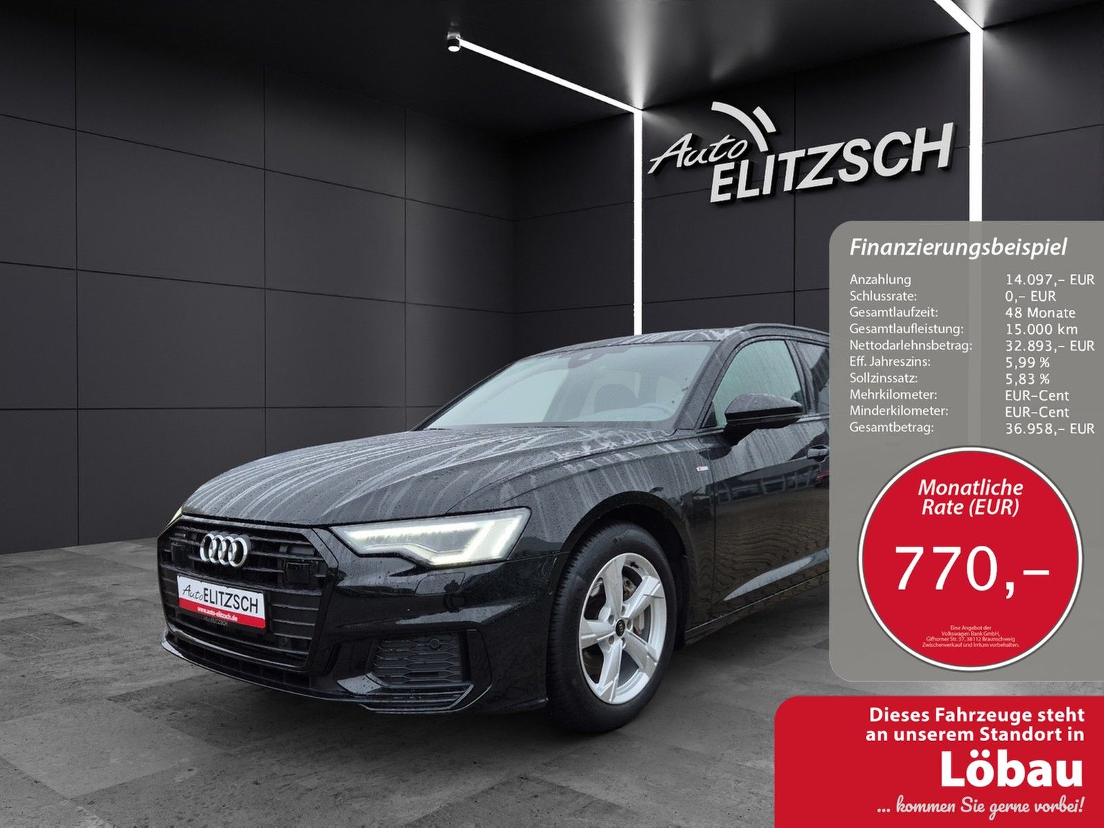 Fahrzeugabbildung Audi A6 Avant 45 TFSI quattro advanced S-tronic S-lin
