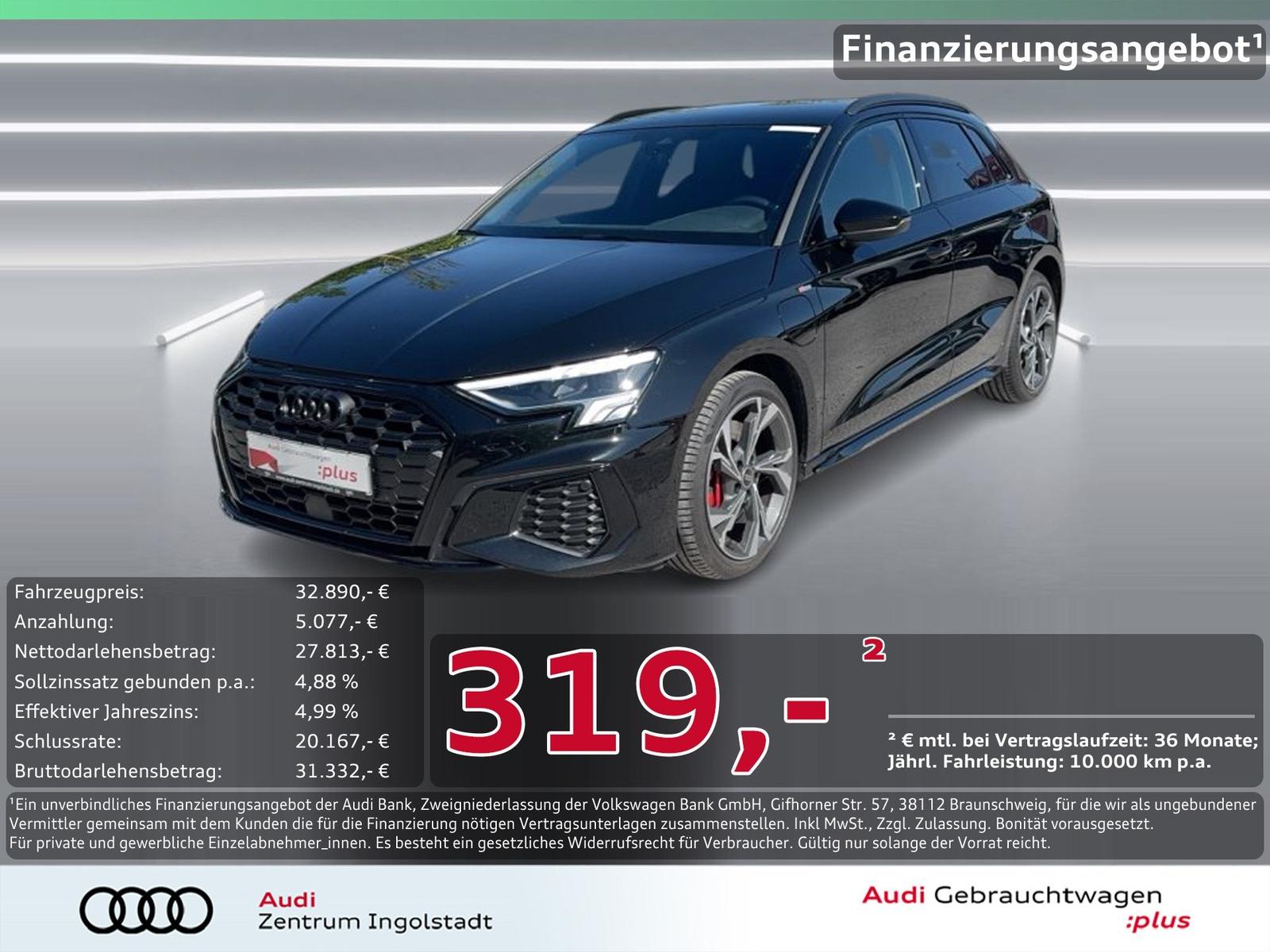 Audi A3 Sportback 45 TFSI e S line LED AHK ACC PDC+