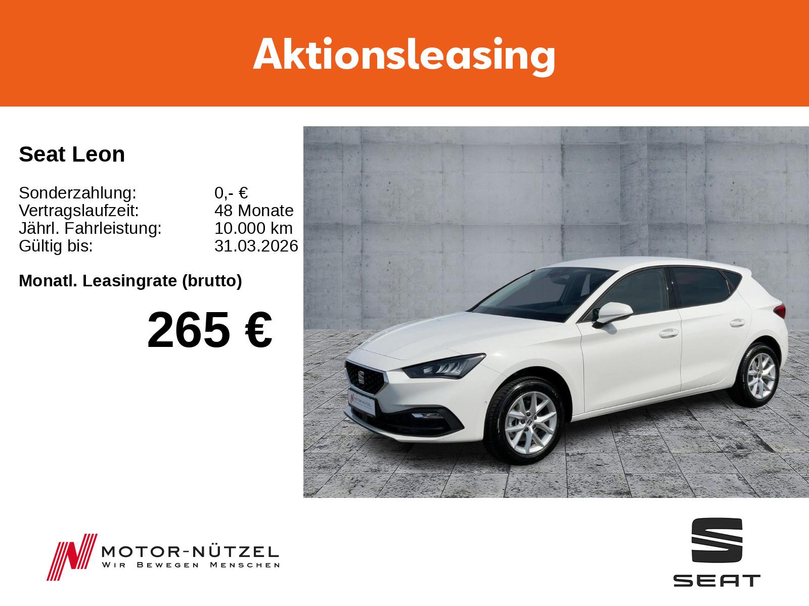 Seat Leon 150PS DSG/ KESSY/ PDC/ RFK/ NAVI/ SHZ