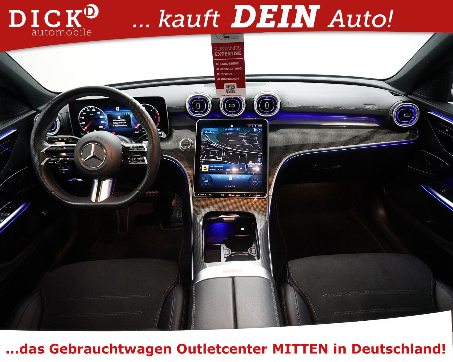 Fahrzeugabbildung Mercedes-Benz C200d T 9G 2X AMG Line NIGHT+VIRTU+KAMER+LED+19"