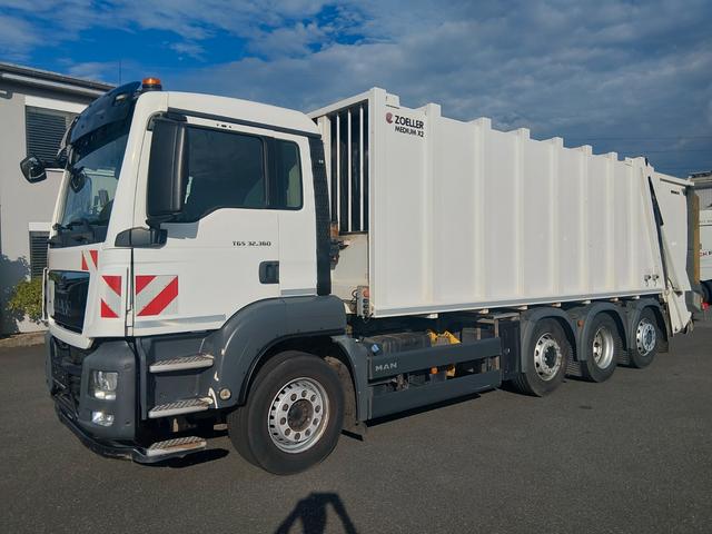 MAN TGS 31.360 8x2-6 ZÖLLER MOBA Hecklader