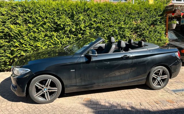 BMW 218 218i Cabrio Navi, Leder, Xenon, Kl...