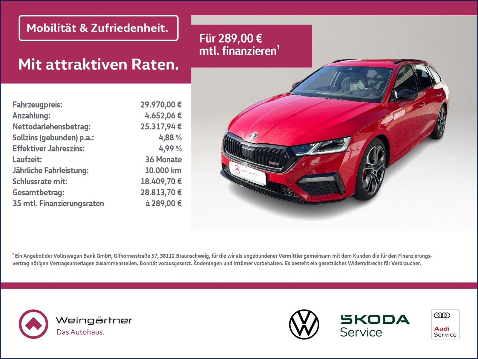 Octavia Combi RS Plus, AHK, Headup, Canton, ACC