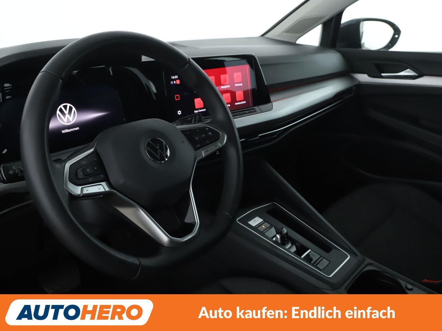 Volkswagen Golf VIII 1.0 eTSI Life Aut.*NAVI*LED*ACC*, миниатюра 10