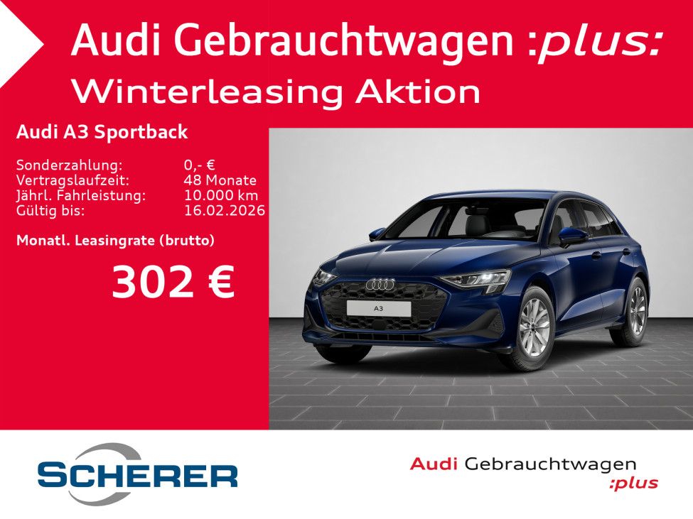 A3 Sportback 30 TFSI S tronic *NaviPlus*Kamera*A