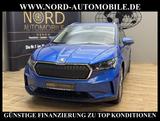 Skoda Enyaq iV 80 Loft Wärmepumpe/Kamera/Matrix/19 - mit Elektro-Antrieb: Blau, Geländewagen, mit Klimaautomatik, Wärmepumpe