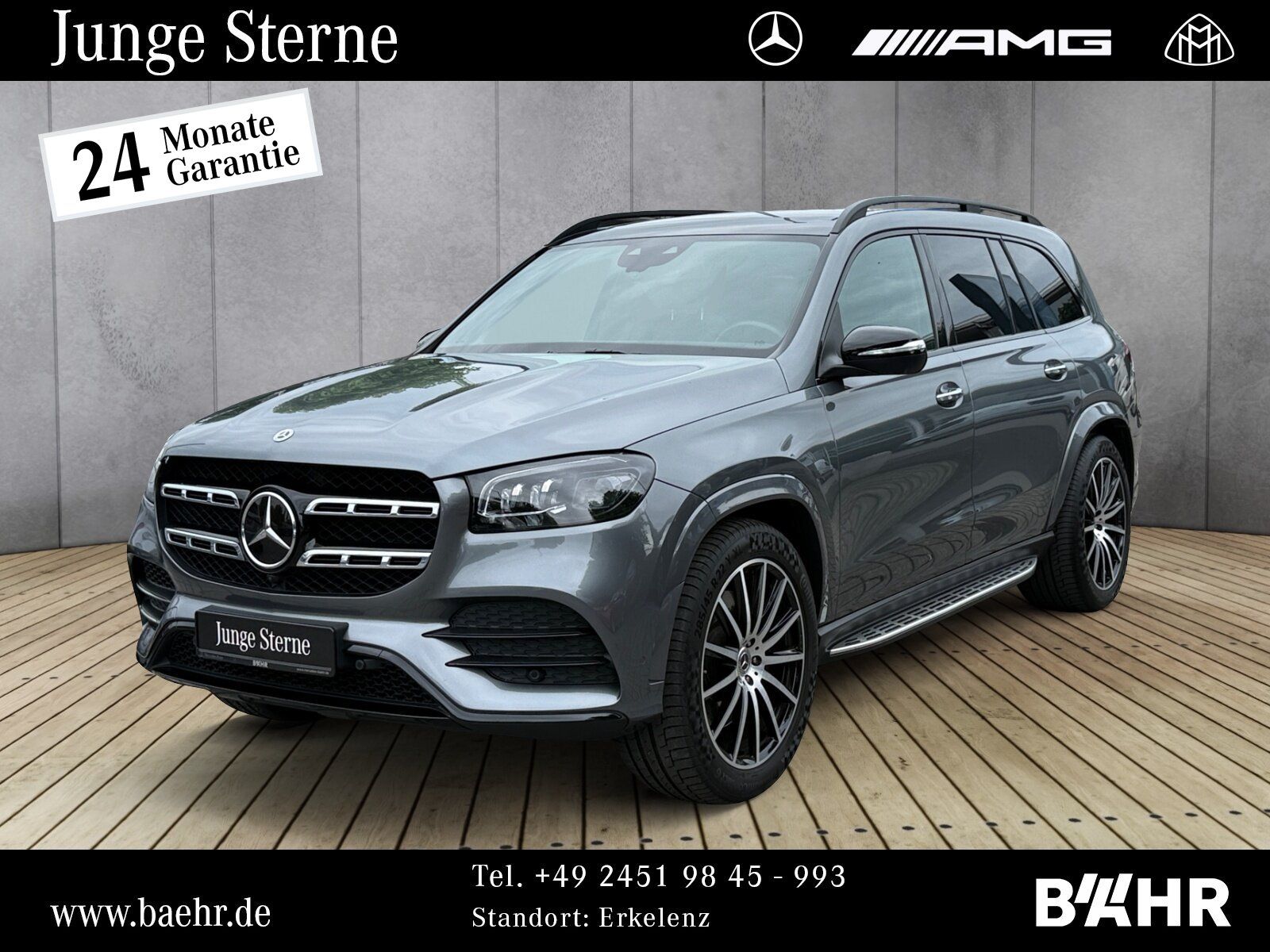 MERCEDES-BENZ GLS 400 d 4M AMG+Night/Pano/AHK/Airmatic/360°