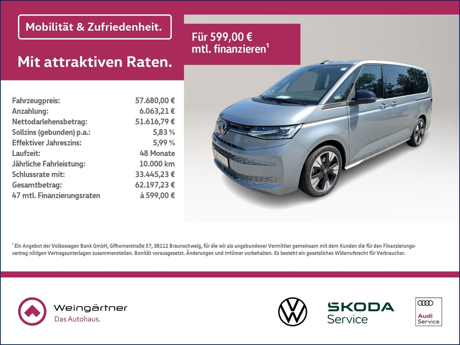 T7 Multivan Style 2.0 TDI lang LÜ, DCC, AHK, Sth