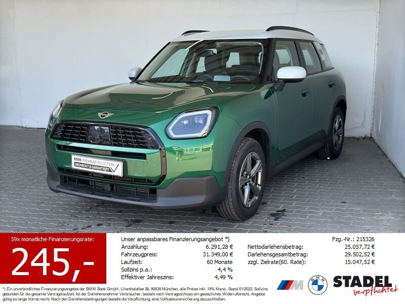 MINI Countryman C (Cooper) 2024, 1.5 benzīns, Automāts, SUV/Apvidus, Zaļš — Latvijā