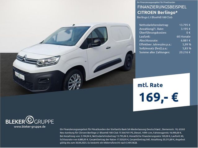 Citroën Berlingo L1 BlueHdi 100 Club