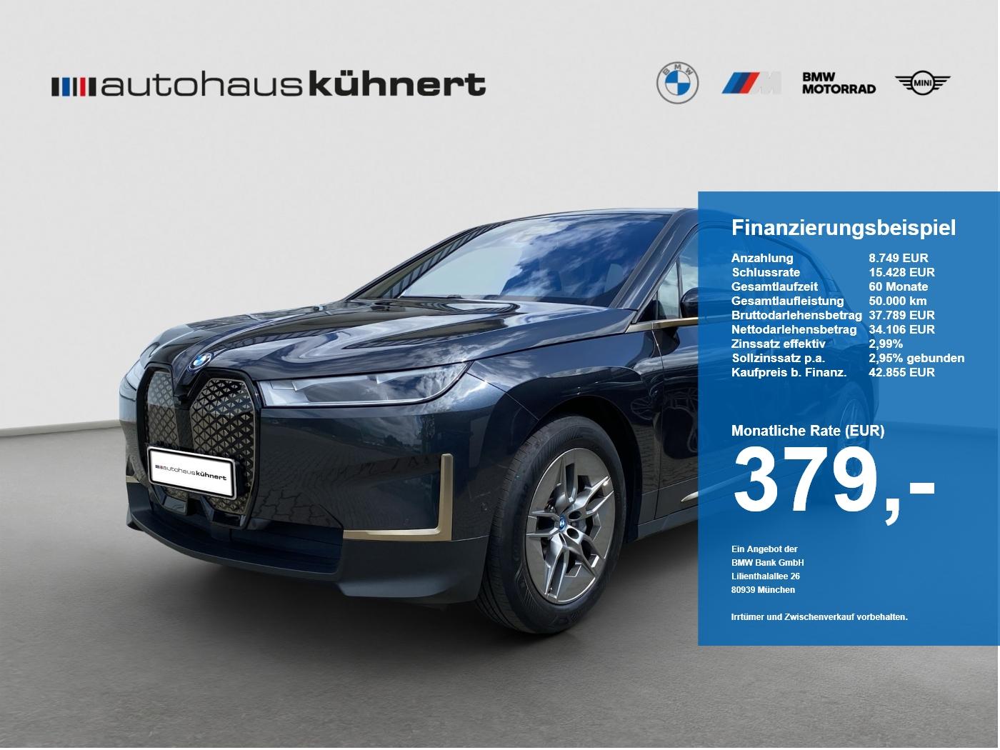 BMW iX xDrive40 LED ACC SpurAss StHzg 360° H&K Navi