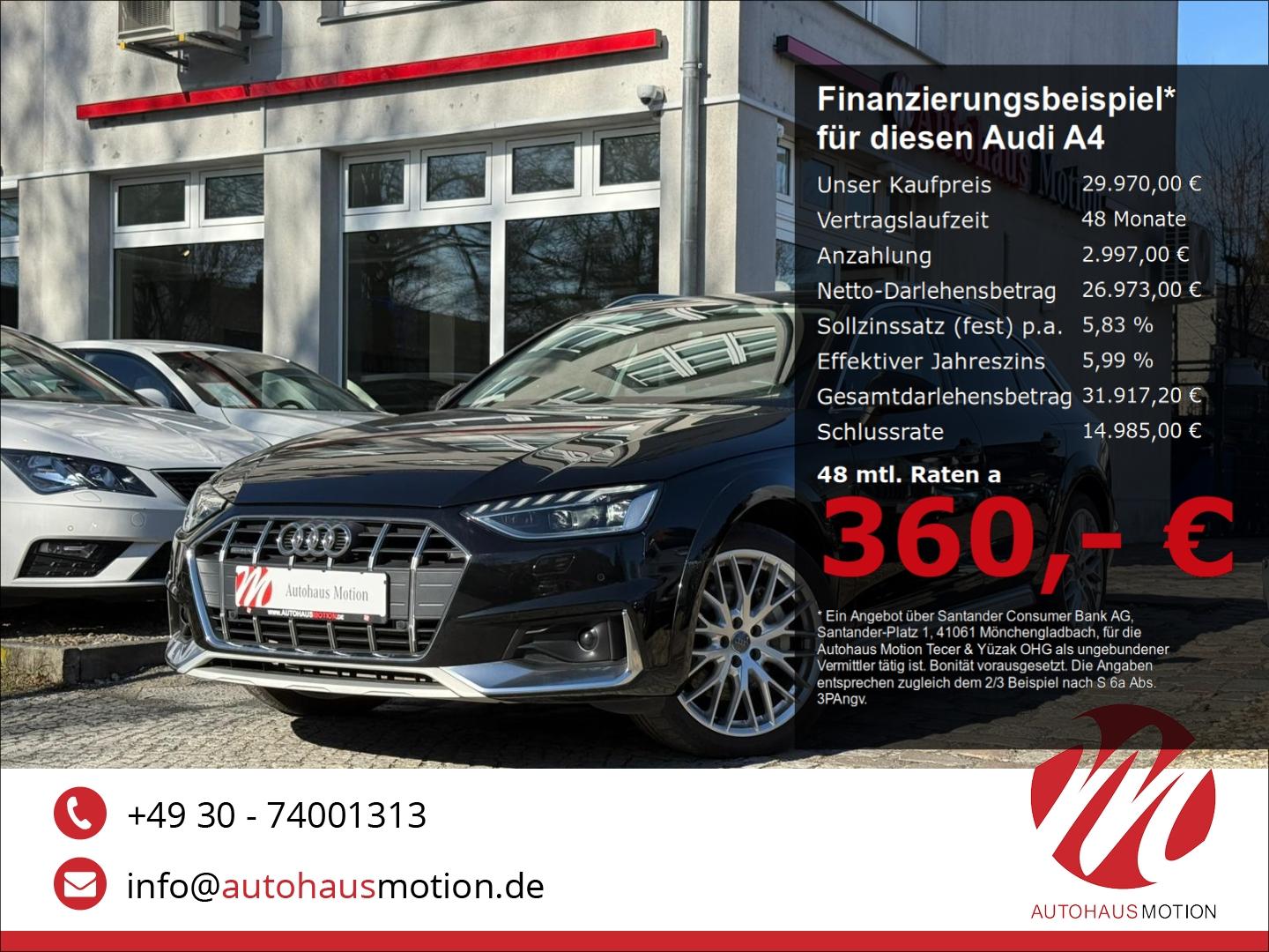 Audi A4 Allroad quattro 45 TFSI Matrix Navi Kamera B 