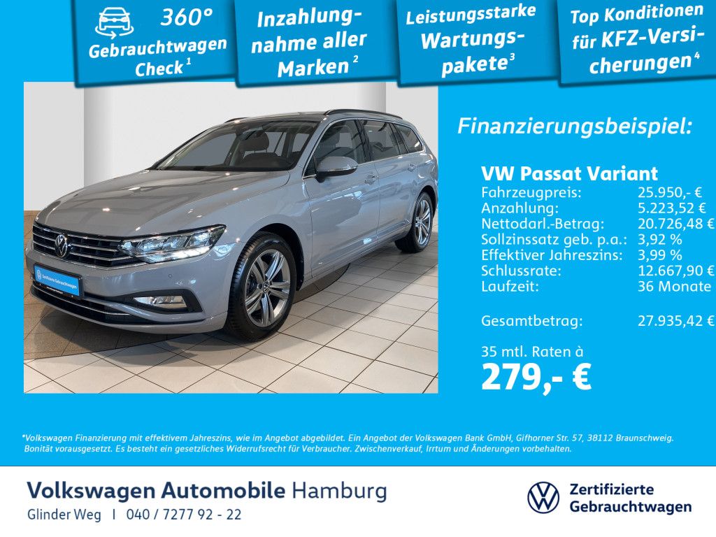 Volkswagen Passat Variant 2.0 TDI DSG Business LED Navi