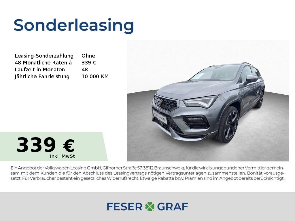 Cupra Ateca 1.5 TSI DSG el.HECK SHZ NAVI FAPA