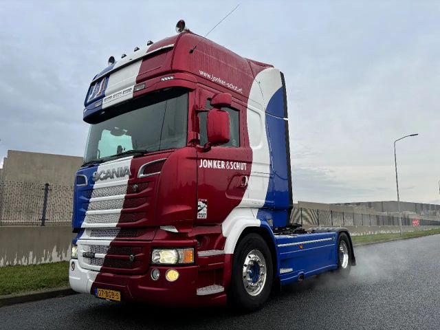 Scania R520 V8 Topline Retarder Nightairco Alcoa NL tru