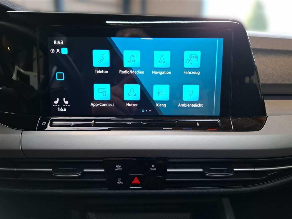 Volkswagen Golf Variant Life 1.0 TSI Navi Rückfahrkamera, миниатюра 11
