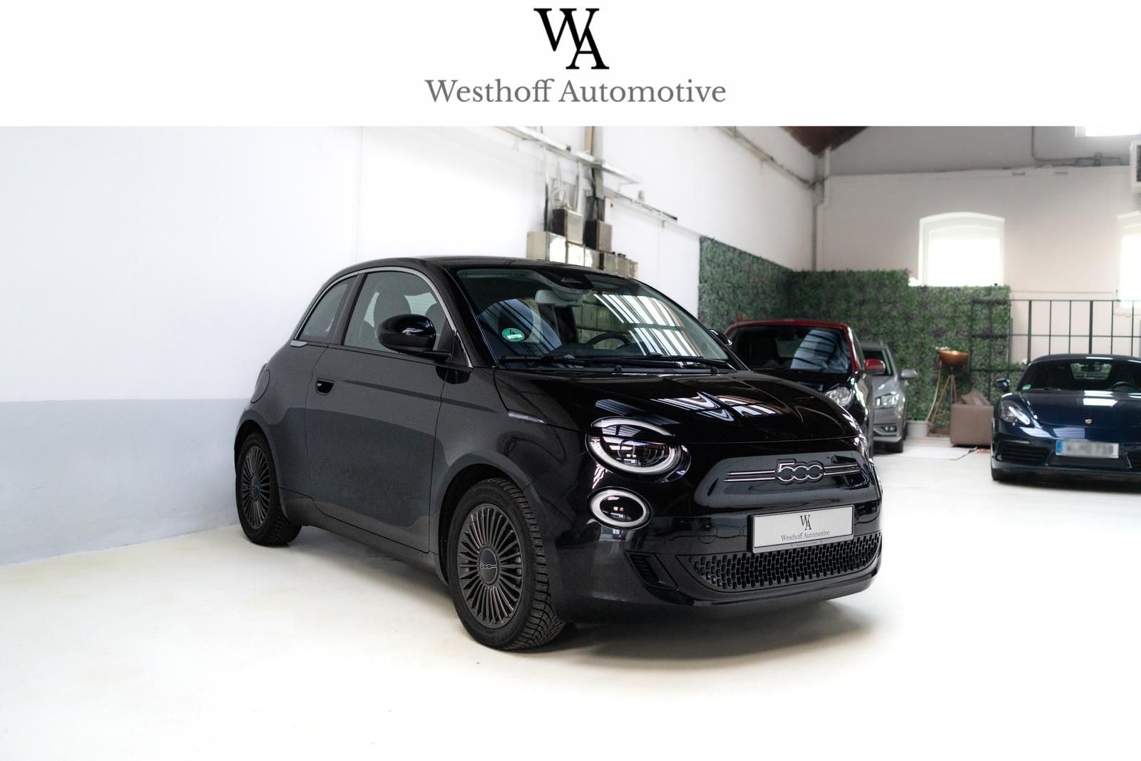 Fiat 500e Icon Skydome LED 360' CarPlay Totwinkel 17" imagem 3