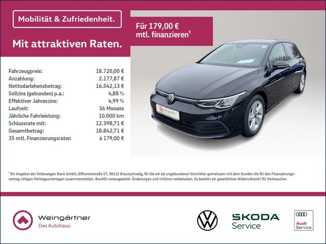 Golf VIII 1.0 eTSI Life IQ.Drive, Massage, LED.,