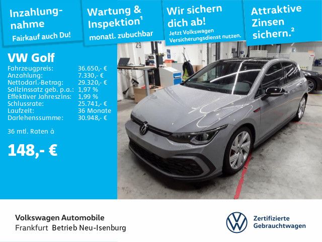 Volkswagen Golf VIII 2.0 TSI DSG GTI Navi IQ.Light DAB+ Fro