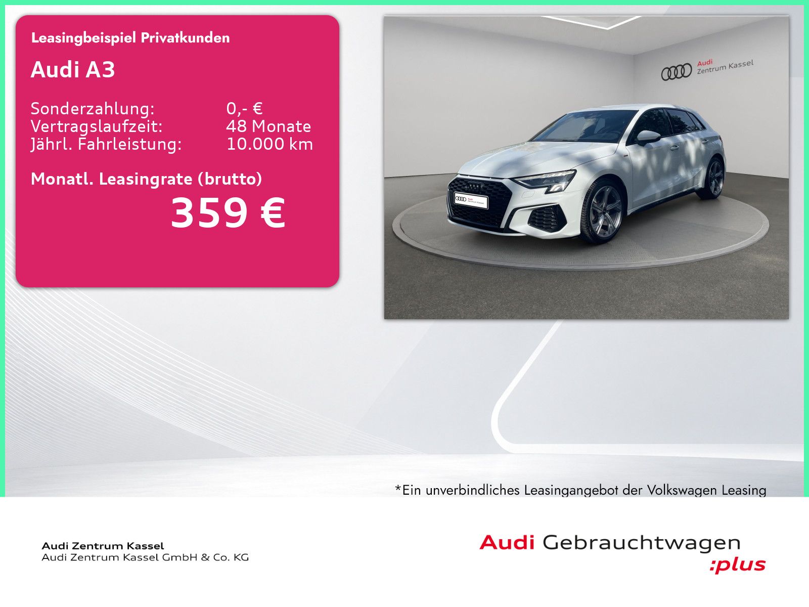 Audi A3 SB 30 TFSI S line LED AHK Kamera Carplay