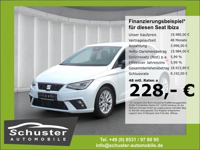 Seat Ibiza FR 1.0TSI*DSG LED ACC digCockp R-Kam Navi