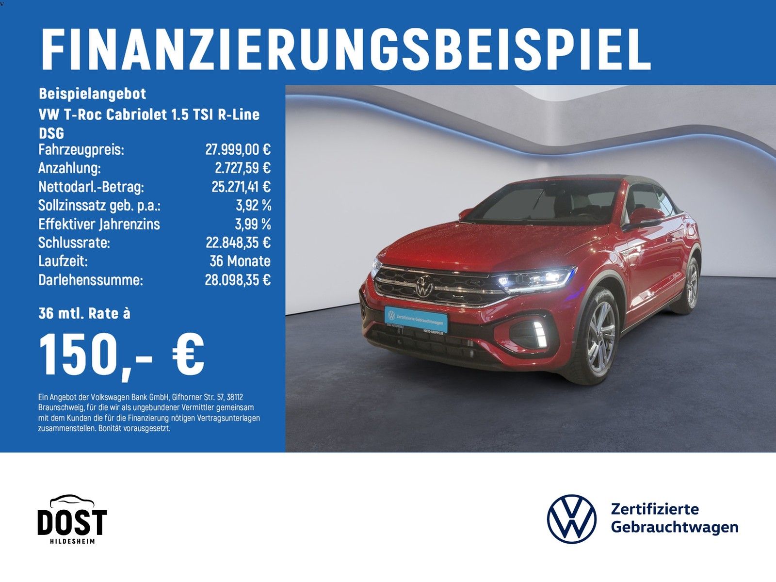 Volkswagen T-Roc Cabriolet 1.5 TSI R-Line DSG AHK LED NAVI foto 1