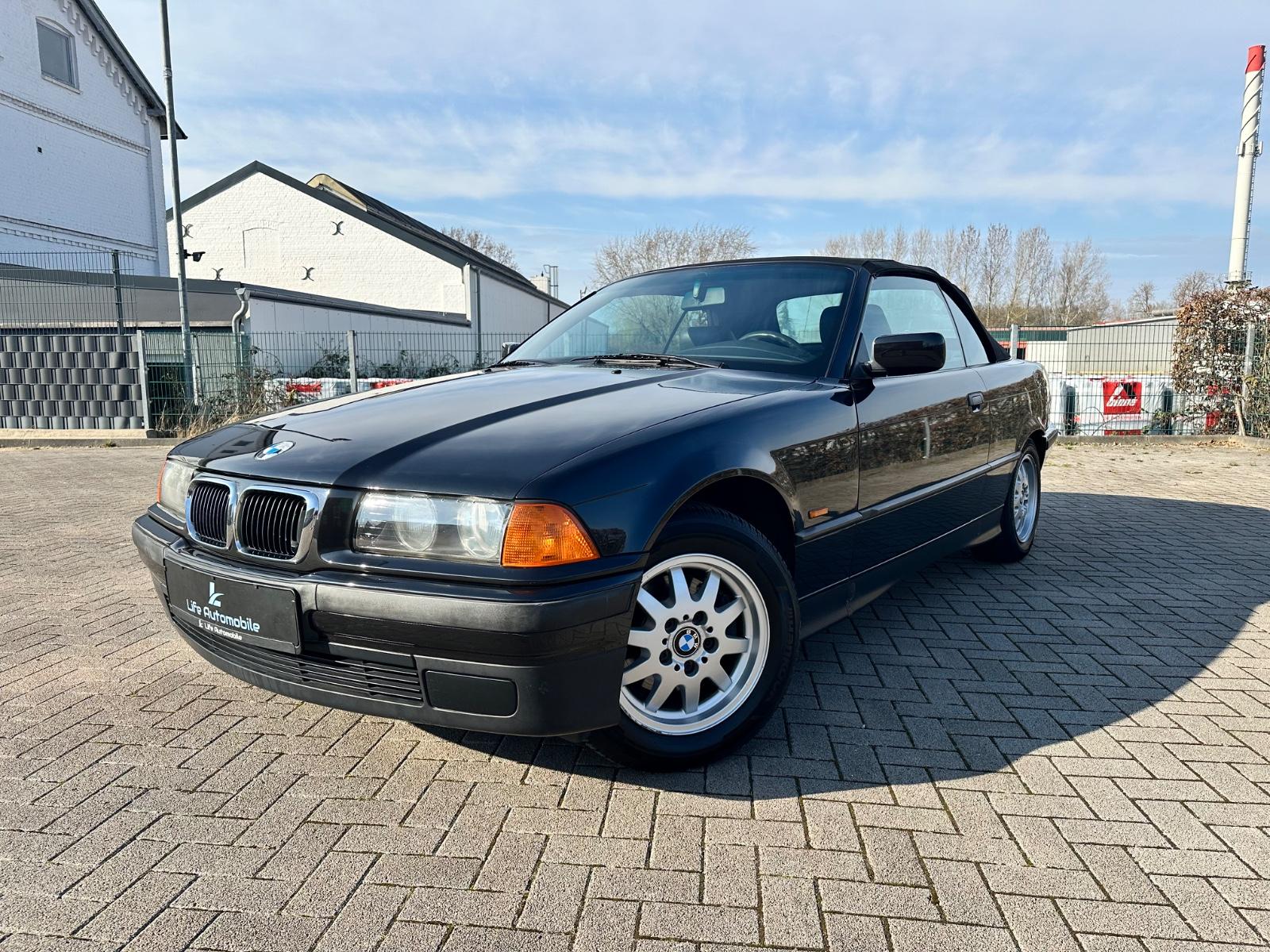 BMW E36 Cabrio 1.Hand*Sitzhzg*Vollelek.Verdeck*Leder