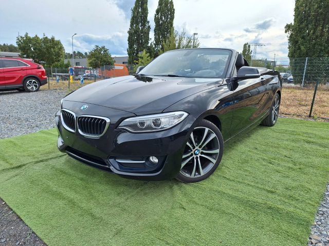 BMW 218d Cabrio Sport Line Leder Navi Xenon