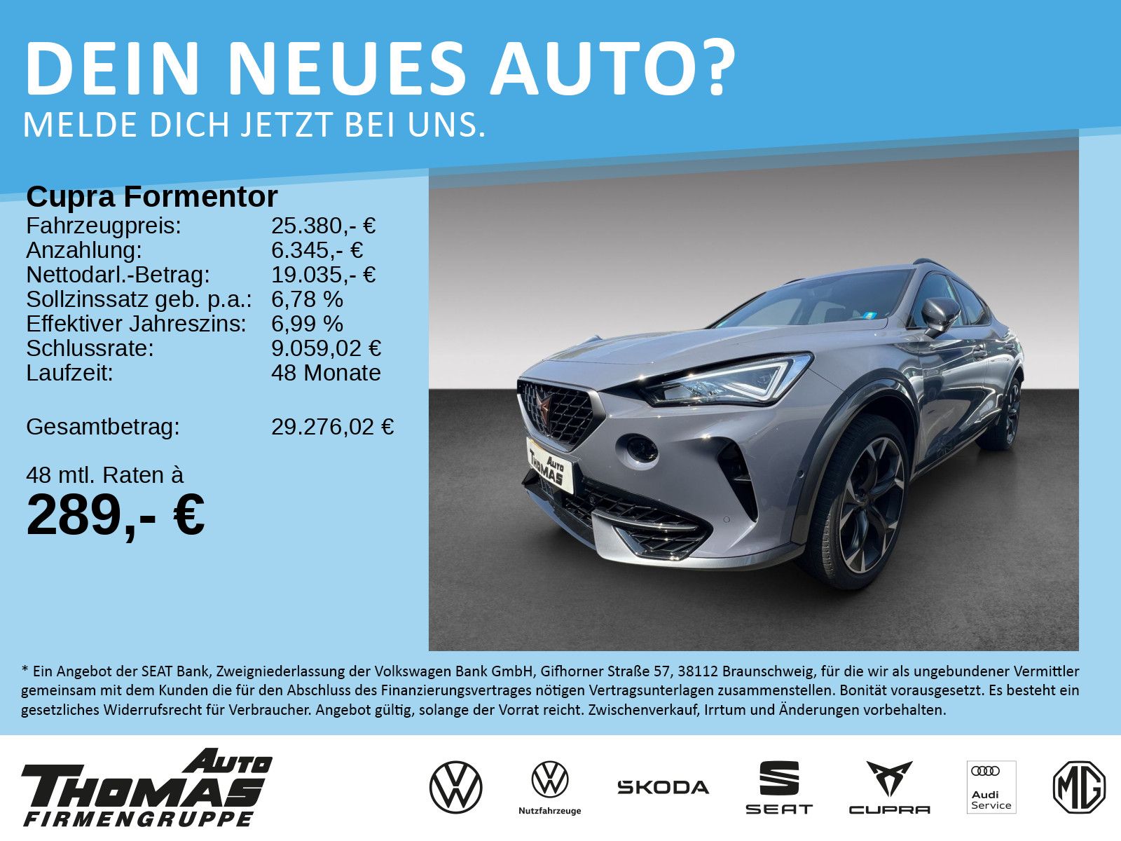 Cupra Formentor 1.5 TSI DSG AHK Full Link Shz