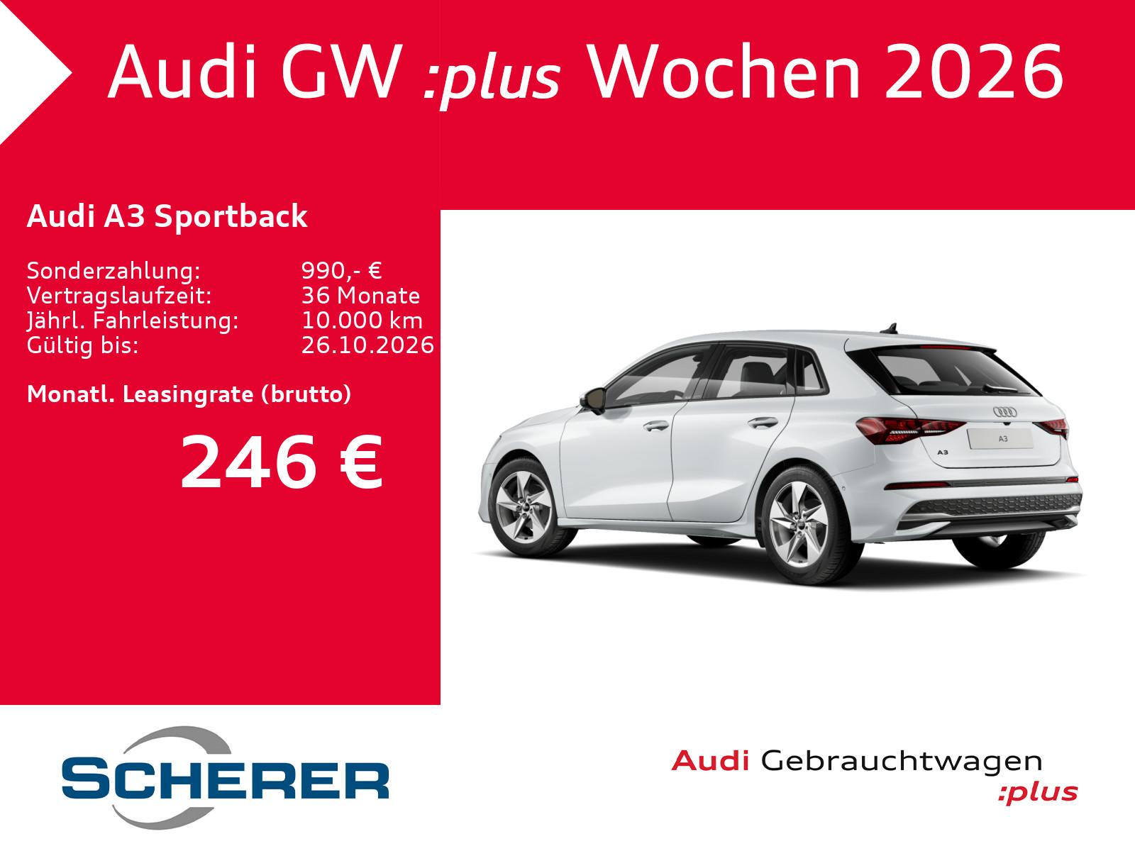Audi A3 Sportback Advanced TFSI LED NAVI EINPARKHILFE, миниатюра 5