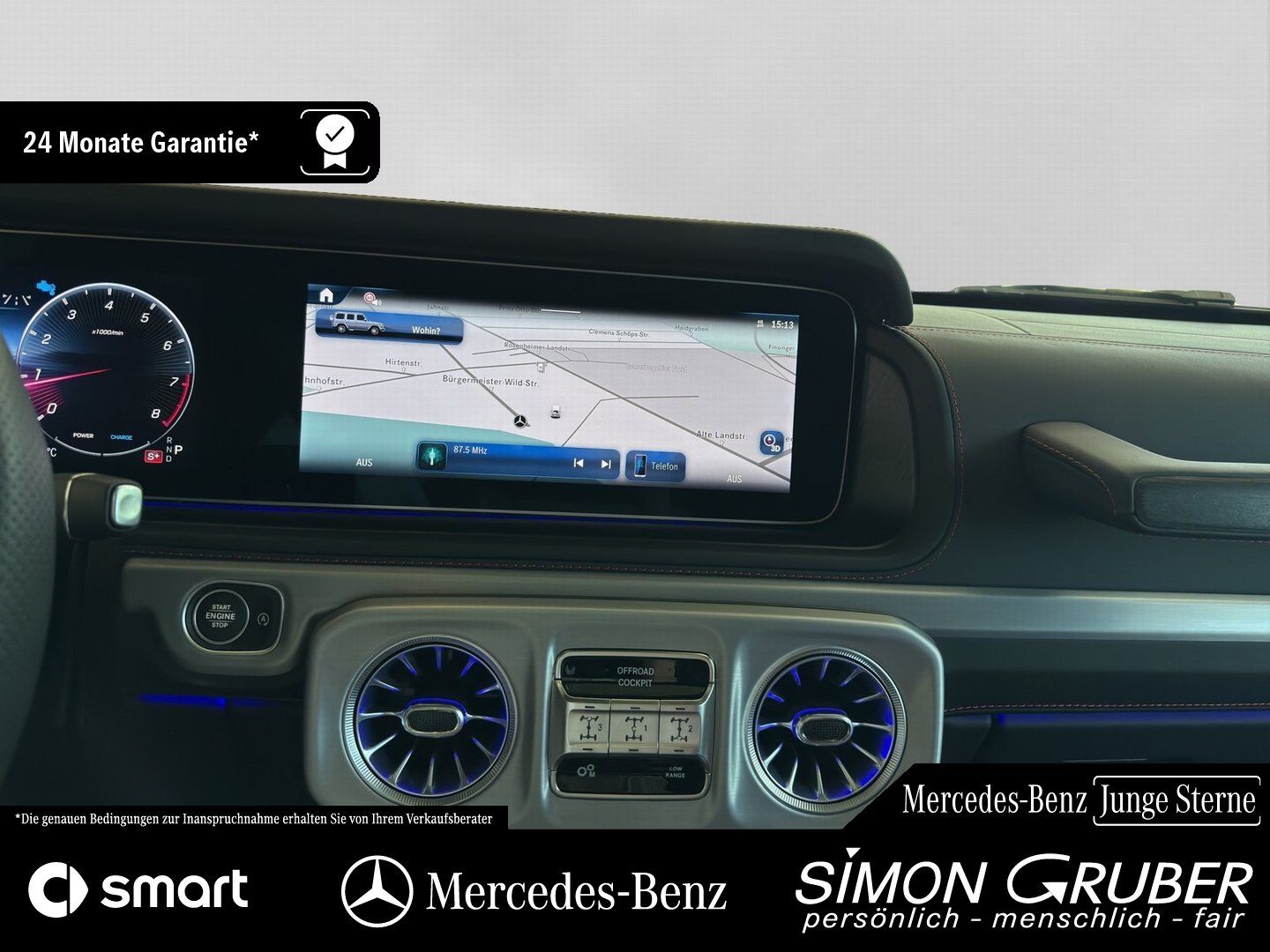 Fahrzeugabbildung Mercedes-Benz G 63 AMG Night II Manufaktur magno Ride facelift