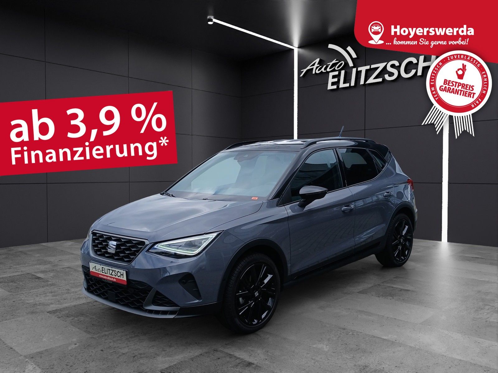 Fahrzeugabbildung SEAT Arona TSI FR Black Edition DSG LED Navi AID ACC