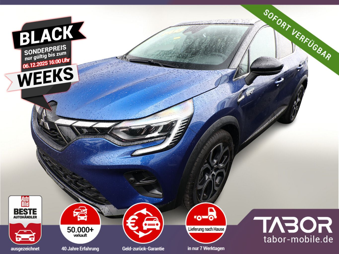 Mitsubishi ASX 1.6 HEV 143 Pano Bose Nav Leder UVP-36%*