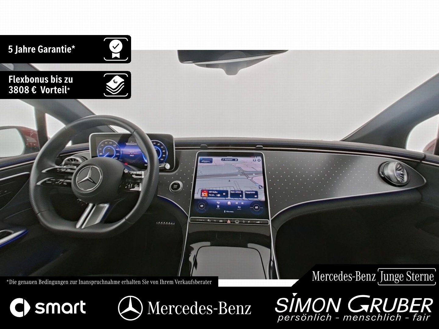 Fahrzeugabbildung Mercedes-Benz EQE 300 AMG Pano Ambi Memory LED Keyless Kamera