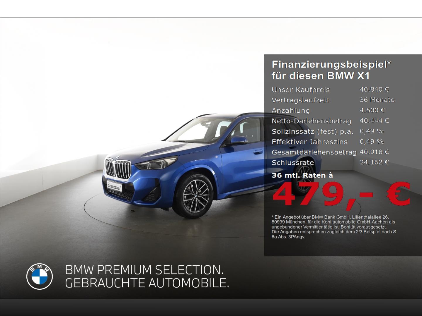 BMW X1 sDrive20i M Sport Anhängerkupplung Lenkradhei
