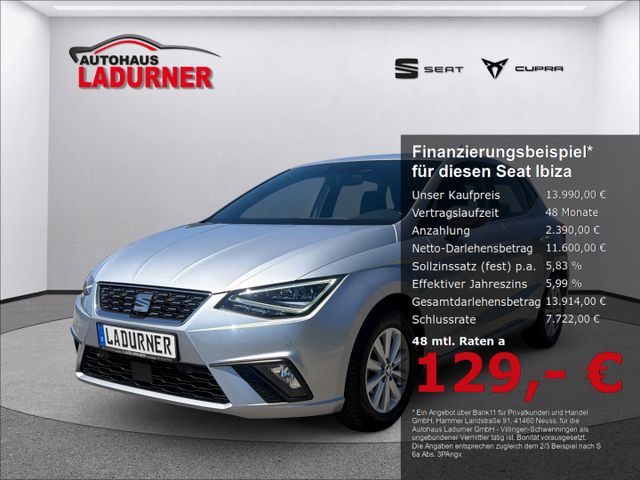 Ibiza Xcellence 1,0 TSI 95 PS *LED+NAVI+KAM+PDC*