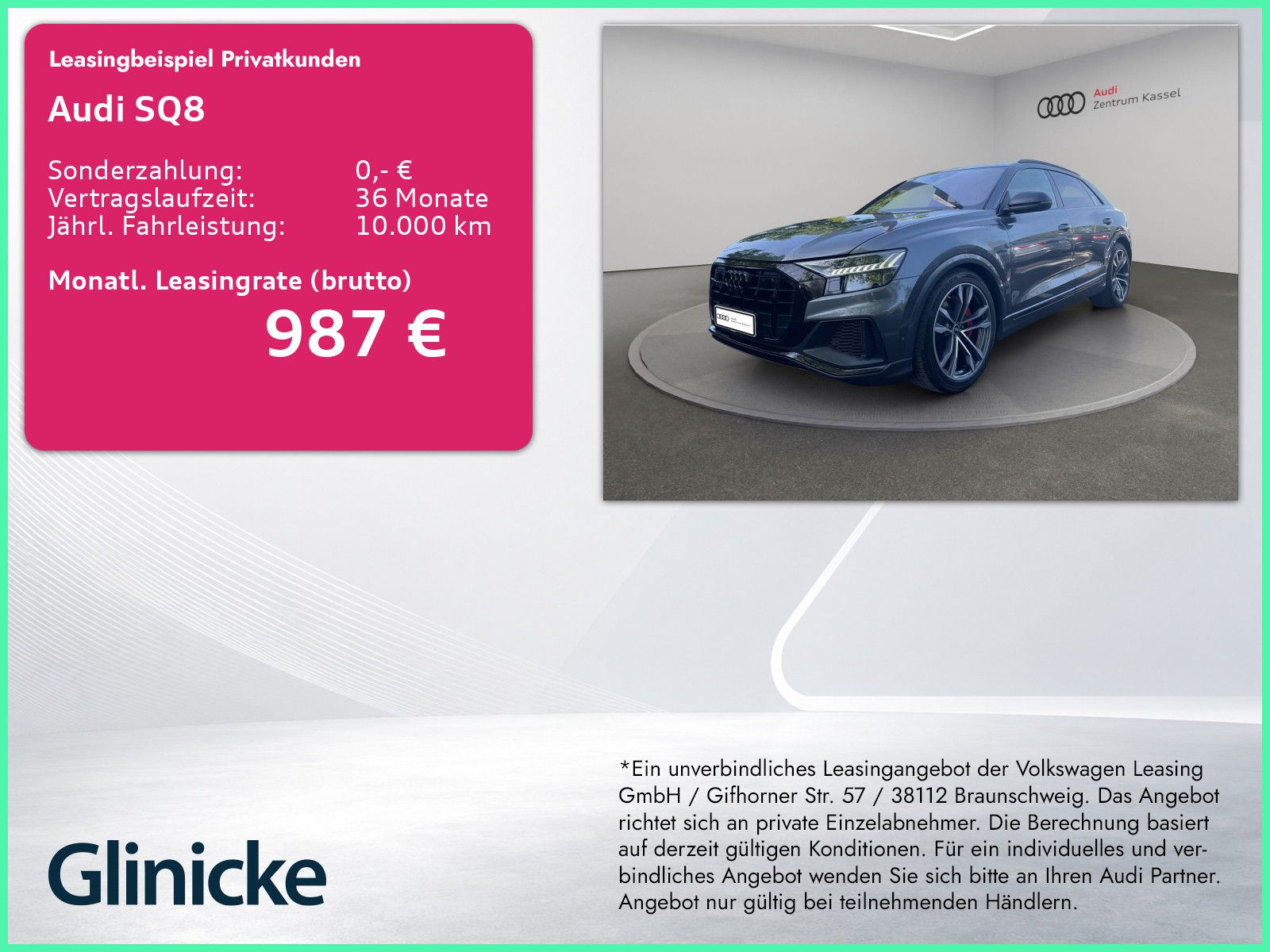 Audi SQ8 4.0 TFSI qu. Matrix B&O Pano HuD AHK 360°