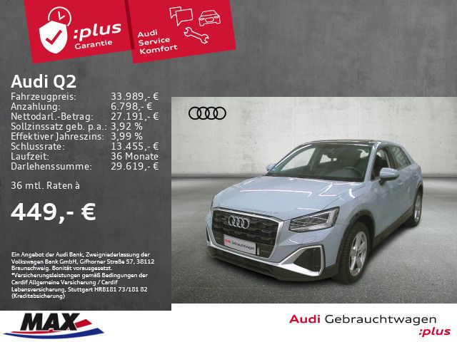 Audi Q2 S line 35 TDI S-LINE QUATTRO LED+KAMERA+PANO+