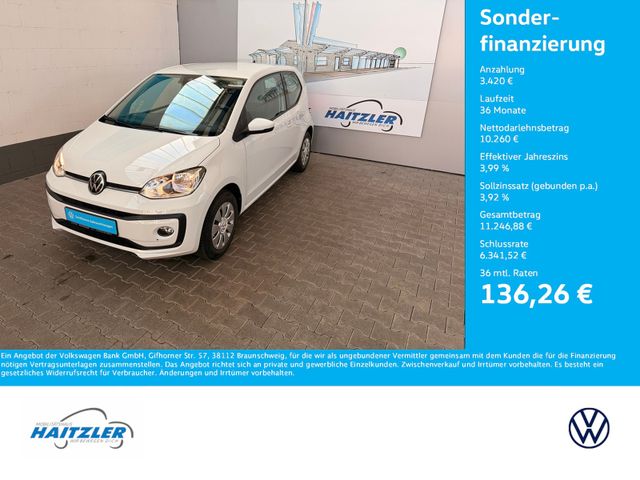 VW up! Move 1,0 +Maps+More Dock+ DAB+ + Sitzheizung