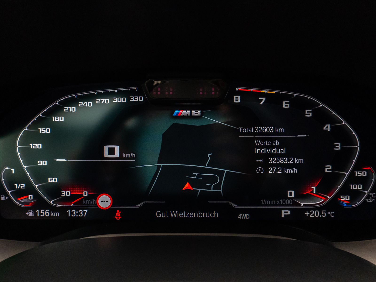 Fahrzeugabbildung BMW M8 Competition xD Gran Coupé SoftCL 360°TV Laser