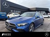 Mercedes-Benz A 220 d Lim AMG Sport Distr Pano Ambi W-Paket Ka - blaue Mercedes-Benz A 220