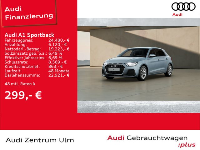 Audi A1 Sportback advanced 30 TFSI PDC SHZ