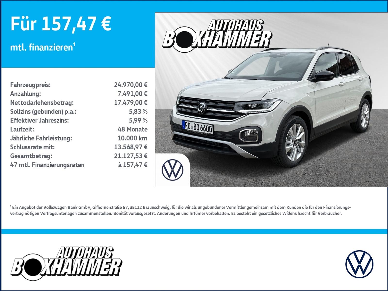 Volkswagen T-Cross 1.0 TSI DSG Move  LED+NAVI+RÜCK.KAM